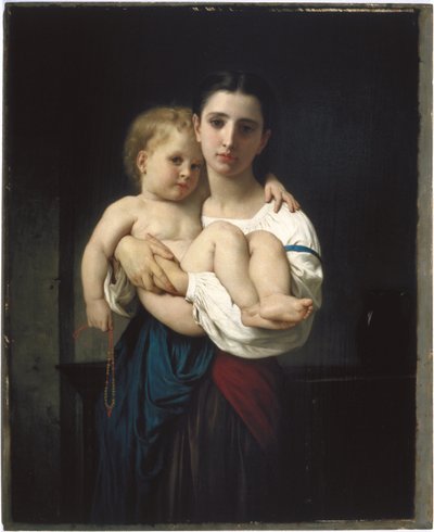 Starsza siostra, redukcja autorstwa William-Adolphe Bouguereau