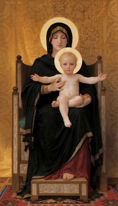 Dziewica i Dziecko autorstwa William Adolphe Bouguereau