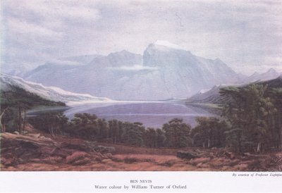 Ben Nevis, z książki „British Adventure” wydanej przez Collins autorstwa Joseph Mallord William Turner