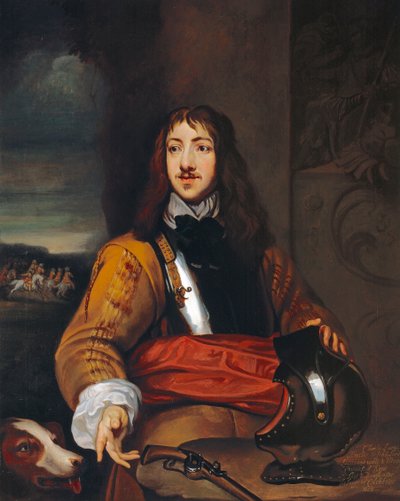 Pułkownik Richard Neville lub Sir Charles Lucas (1615-76) ok. 1643 (olej na płótnie) autorstwa William (after) Dobson
