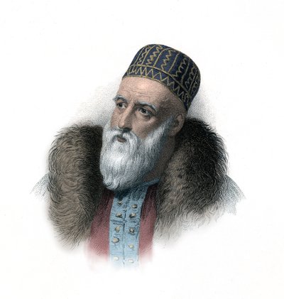 Ali Pacha / Pasha, znany również jako "Lew z Yanniny autorstwa William (after) Finden
