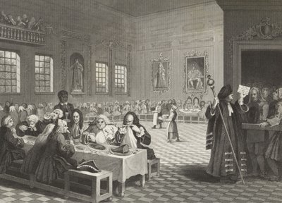 Goodchild w Guildhall - autorstwa William (after) Hogarth