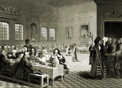 Goodchild w Guildhall - autorstwa William (after) Hogarth