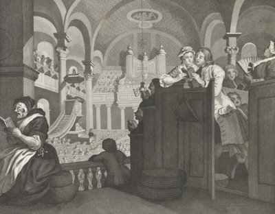 Wolna niedziela Goodchilda - autorstwa William (after) Hogarth