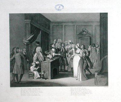 Sprawiedliwość triumfuje, rycina Thomas Cook (1744-1818) (grafika) autorstwa William (after) Hogarth