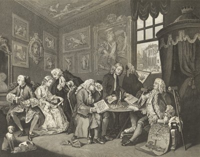 Małżeństwo a la Mode autorstwa William (after) Hogarth