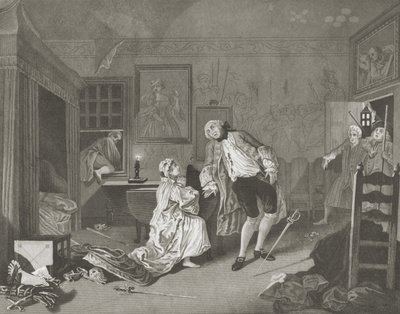 Małżeństwo a la Mode autorstwa William (after) Hogarth