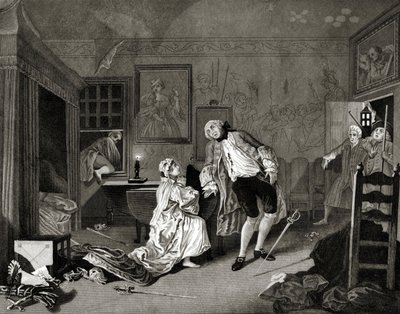 Małżeństwo a la Mode autorstwa William (after) Hogarth