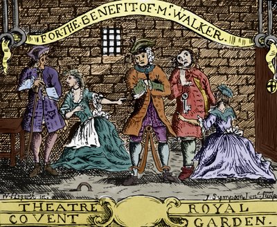 Opera żebracza Johna Gaya (rycina) autorstwa William (after) Hogarth