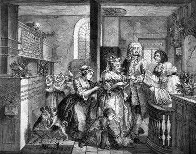 Postęp grabie autorstwa William (after) Hogarth