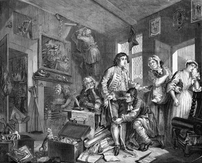 Postęp prowizji autorstwa William (after) Hogarth