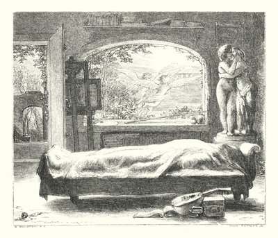 Opuszczony dom (rycina) autorstwa William (after) Mulready