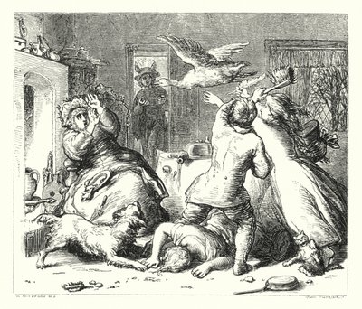 Gęś (grawerowanie) autorstwa William (after) Mulready