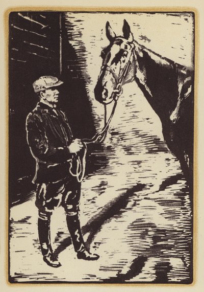 Ilustracja do Wspomnienia człowieka polującego na lisy autorstwa Siegfrieda Sassoona (drzeworyt) autorstwa William (after) Nicholson