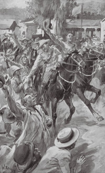 Odsiecz Ladysmith (litografia) autorstwa William (after) Rainey