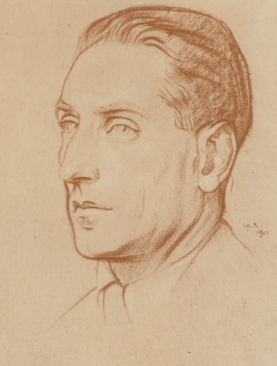 Compton Mackenzie (lito) autorstwa William (after) Rothenstein