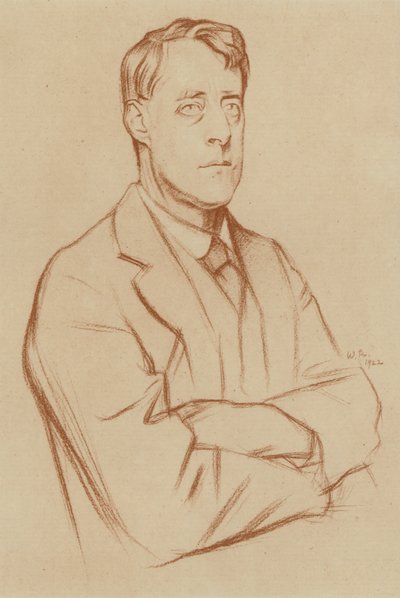 Laurence Binyon (lito) autorstwa William (after) Rothenstein