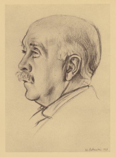 Portret Maxa Beerbohma (litografia) autorstwa William (after) Rothenstein