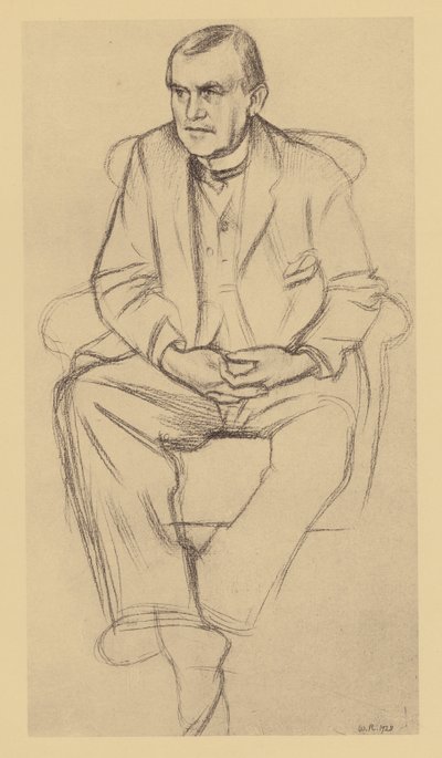 Portret Philipa Wilsona Steera (litografia) autorstwa William (after) Rothenstein