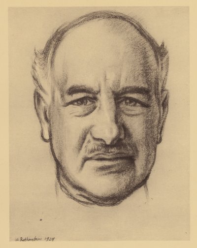 Portret Lorda Melchetta z Landford (litografia) autorstwa William (after) Rothenstein