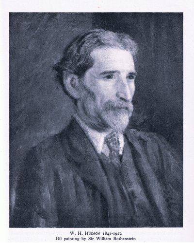 Portret WH Hudsona (lito) autorstwa William (after) Rothenstein