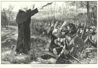 Bitwa pod Bannockburn (rycina) autorstwa William (after) Small