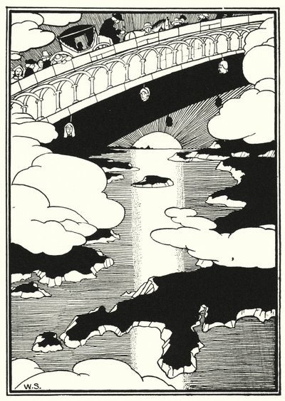 Ilustracja do Przygód Barona Munchausena (rycina) autorstwa William (after) Strang