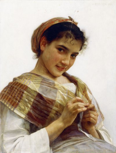 Bretonka, 1889 autorstwa William-Adolphe Bouguereau