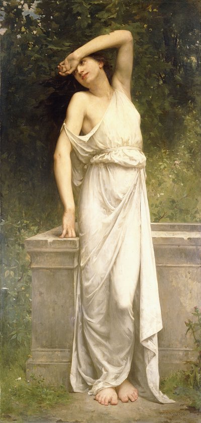 Klasyczne piękno przy studni, autorstwa William Adolphe Bouguereau