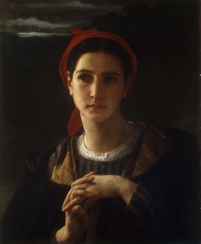 Bergere de Bordelais, 1871 autorstwa William Adolphe Bouguereau