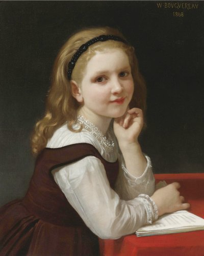 Rozproszenie uwagi autorstwa William Adolphe Bouguereau