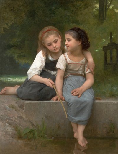 Łowienie żab autorstwa William-Adolphe Bouguereau