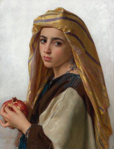 Dziewczyna z granatem autorstwa William Adolphe Bouguereau