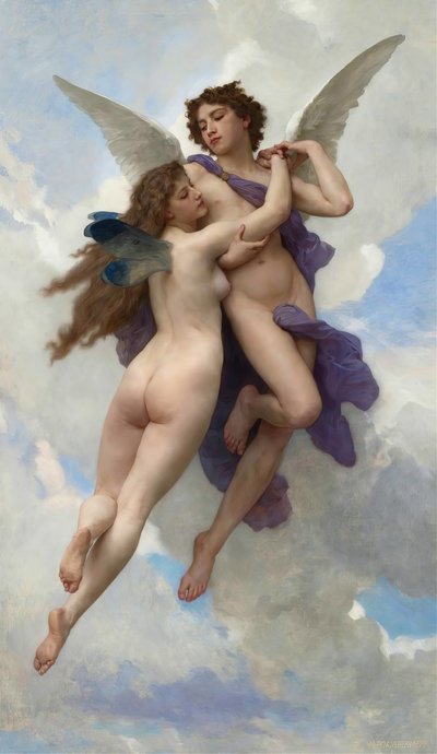 Amor i Psyche Amor i Psyche, 1889. autorstwa William Adolphe Bouguereau