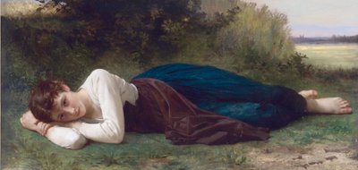 Le repos, autor: William-Adolphe Bouguereau autorstwa William Adolphe Bouguereau