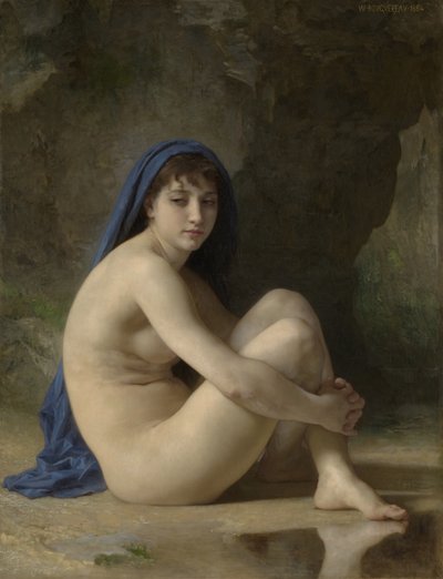 Siedzący akt, 1884 autorstwa William Adolphe Bouguereau