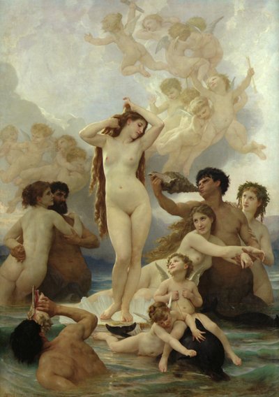 Narodziny Wenus autorstwa William Adolphe Bouguereau
