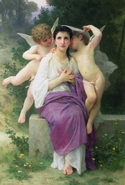Przebudzenie serca, 1892 autorstwa William Adolphe Bouguereau