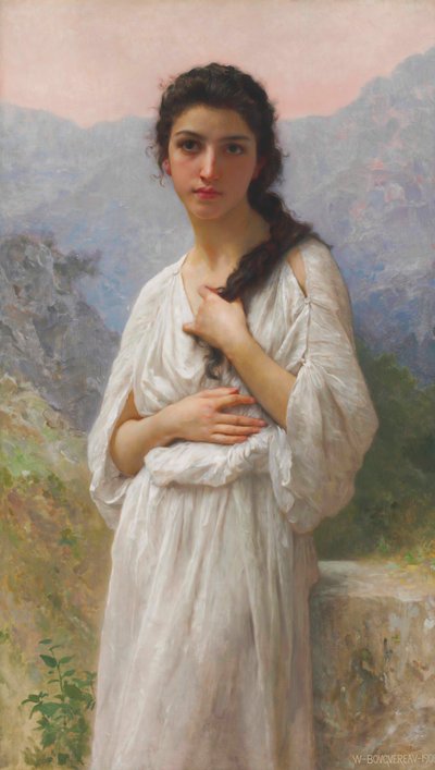Oczekiwanie autorstwa William-Adolphe Bouguereau