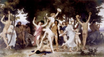 Młodość Bachusa autorstwa William Adolphe Bouguereau