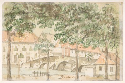 33v „Batawia”  z albumu 372 rysunków pejzaży, wybrzeży, strojów i życia codziennego wykonanych podczas ambasady Lorda Macartneya u cesarza Chin w latach 1792-1794 (ołówek i akwarela na papierze) autorstwa William Alexander