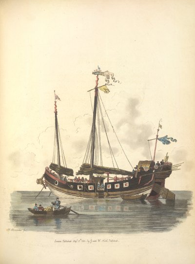 Statek wojenny autorstwa William Alexander