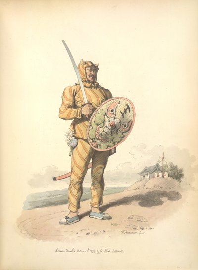 Chińska piechota autorstwa William Alexander