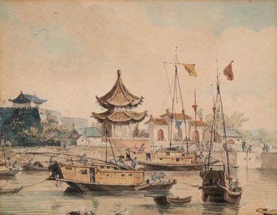 Scena chińska (Świątynia i Shinsan) autorstwa William Alexander