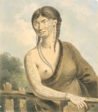 Kobieta wytatuowana autorstwa William Alexander