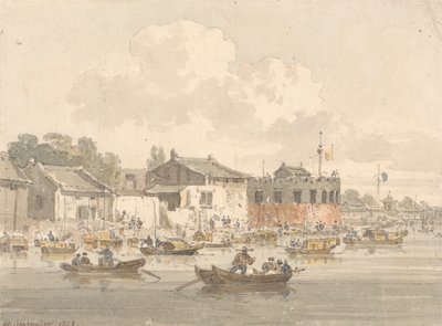Fort naprzeciw fabryki, kanton autorstwa William Alexander