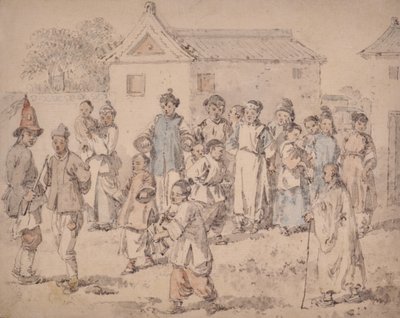 Grupa Chińczyków autorstwa William Alexander