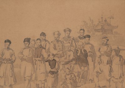 Grupa Chińczyków autorstwa William Alexander