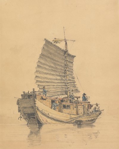 Jeden z jachtów ambasady autorstwa William Alexander