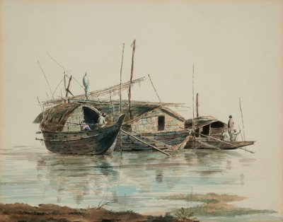 Orientalne łodzie mieszkalne autorstwa William Alexander